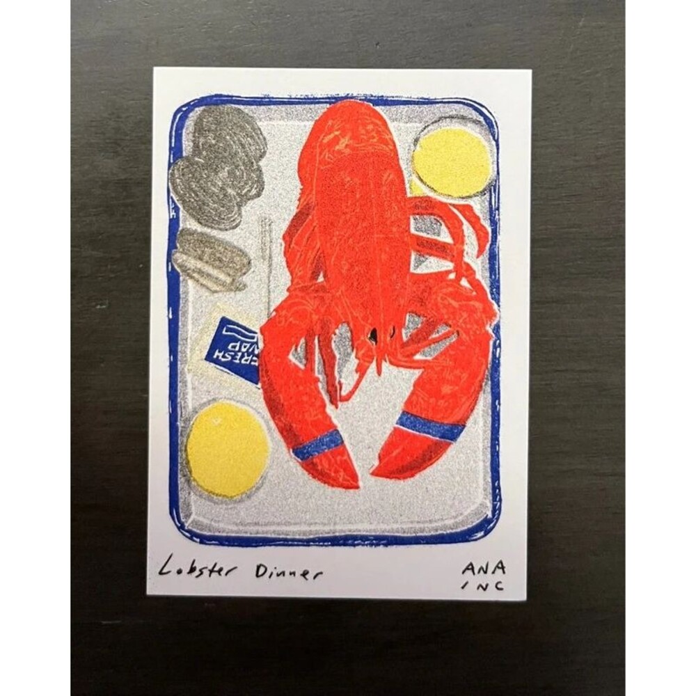 Ana Inciardi Mini Print - Lobster Dinner